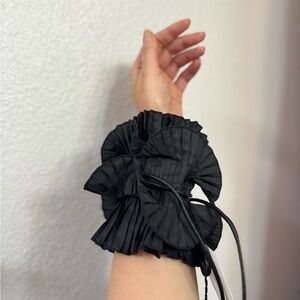 Max Mara Melinda Pleated Statement Runway-Style Cuff Bracelet NWT 295